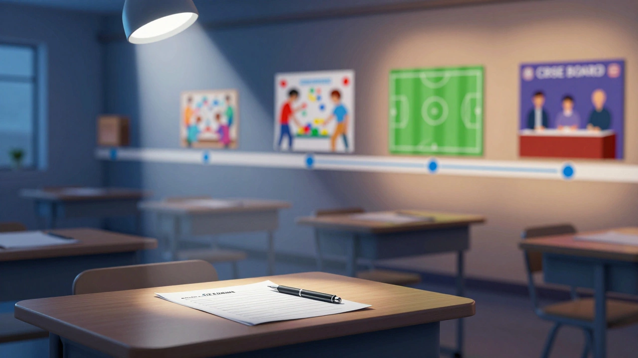 High stakes exam pressure vs continuous diverse assessments