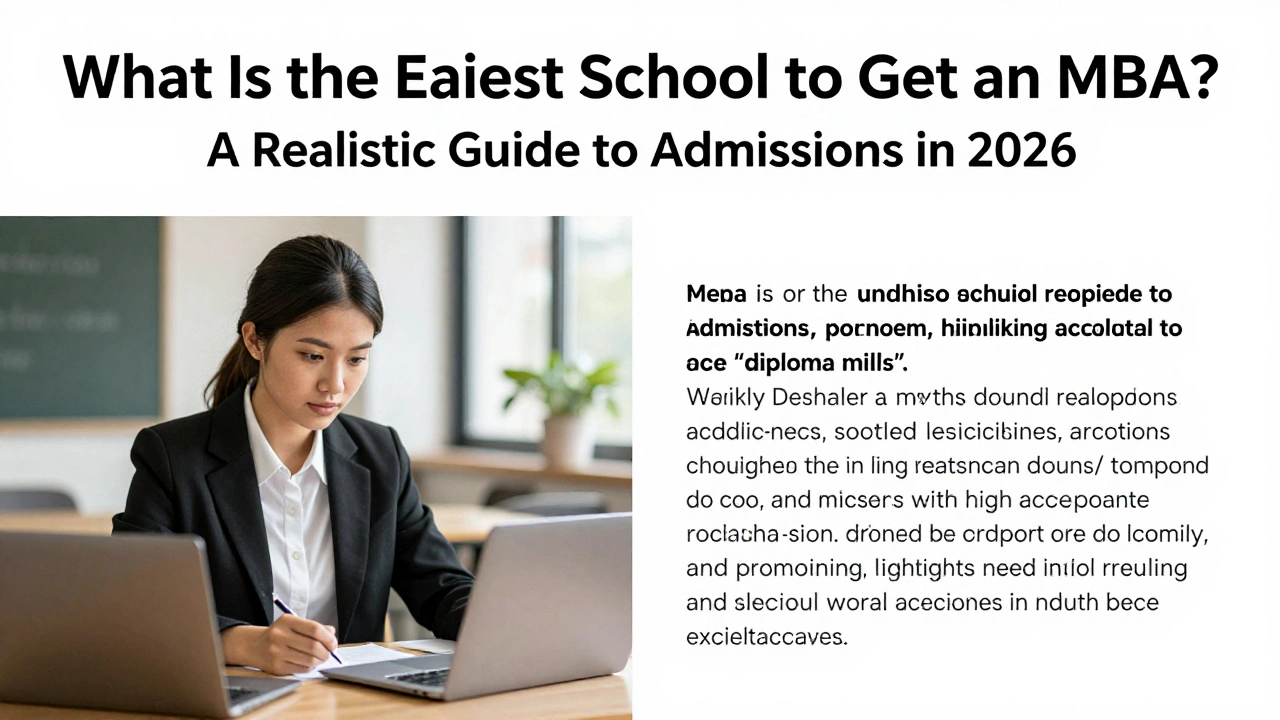 What Is the Easiest School to Get an MBA? A Realistic Guide to Admissions in 2026