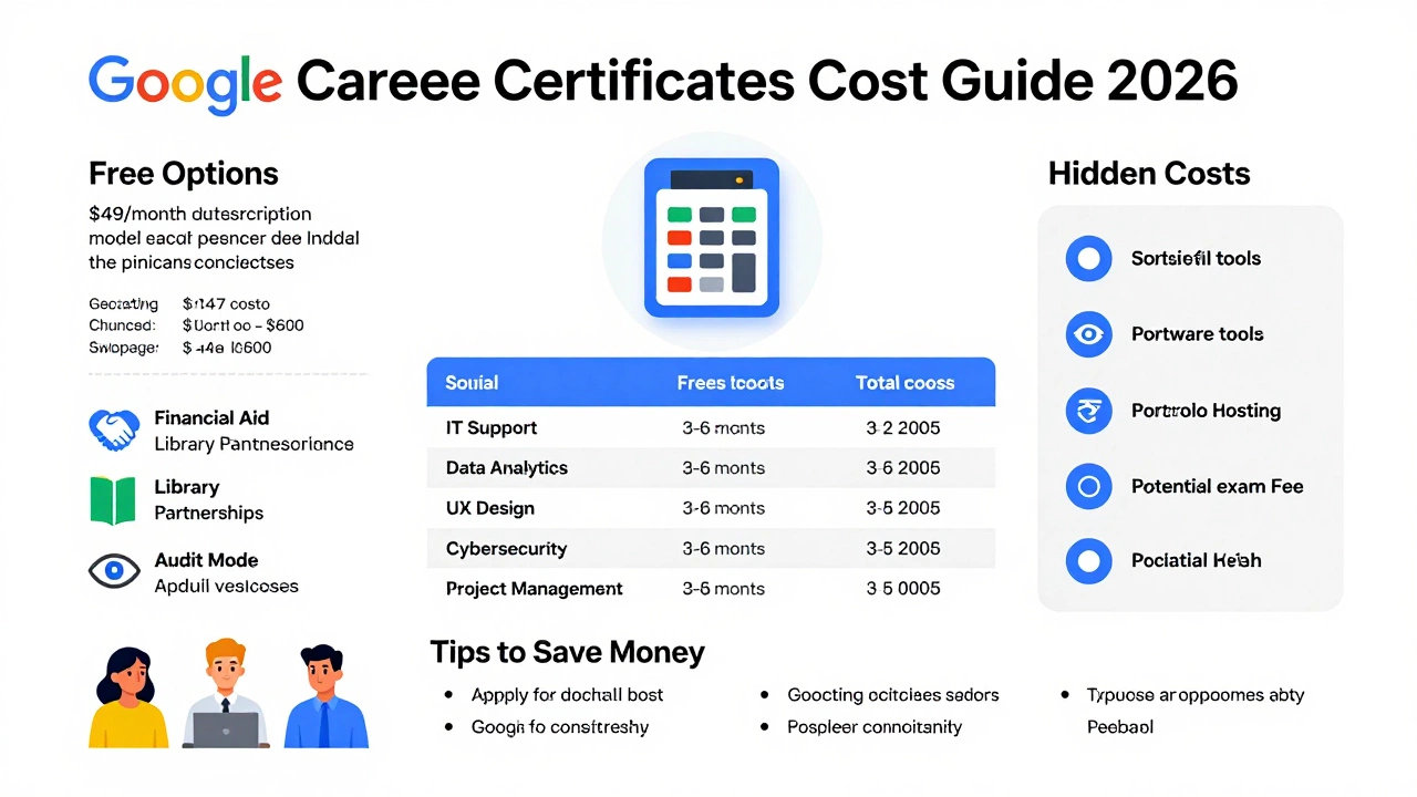 Google Certificate Cost Guide: Free, Paid, and Financial Aid Options for 2026